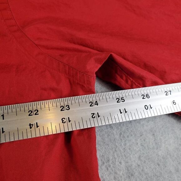 Tommy Hilfiger Shirt Mens XL Red Regular Fit Casual Button Up - Picture 5 of 7